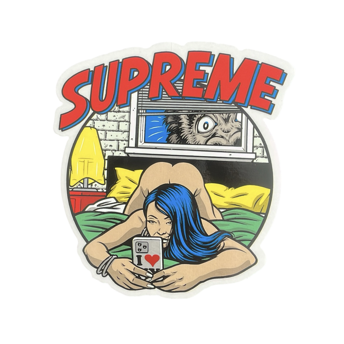 Supreme Bedroom Sticker 'Red'