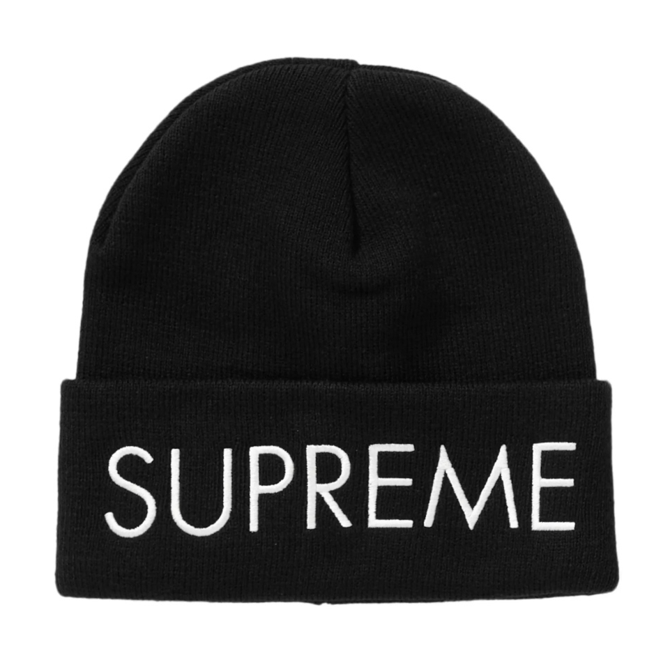 Supreme Capital Beanie 'Black'