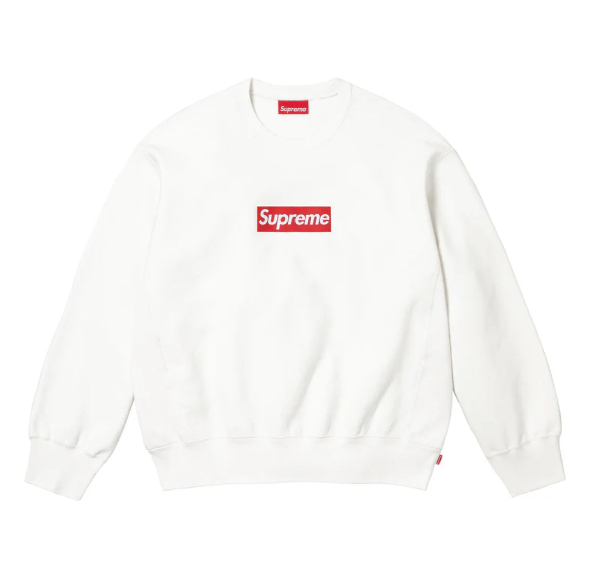 Supreme Washed Box Logo Crewneck SS25 Spring/Summer 2025