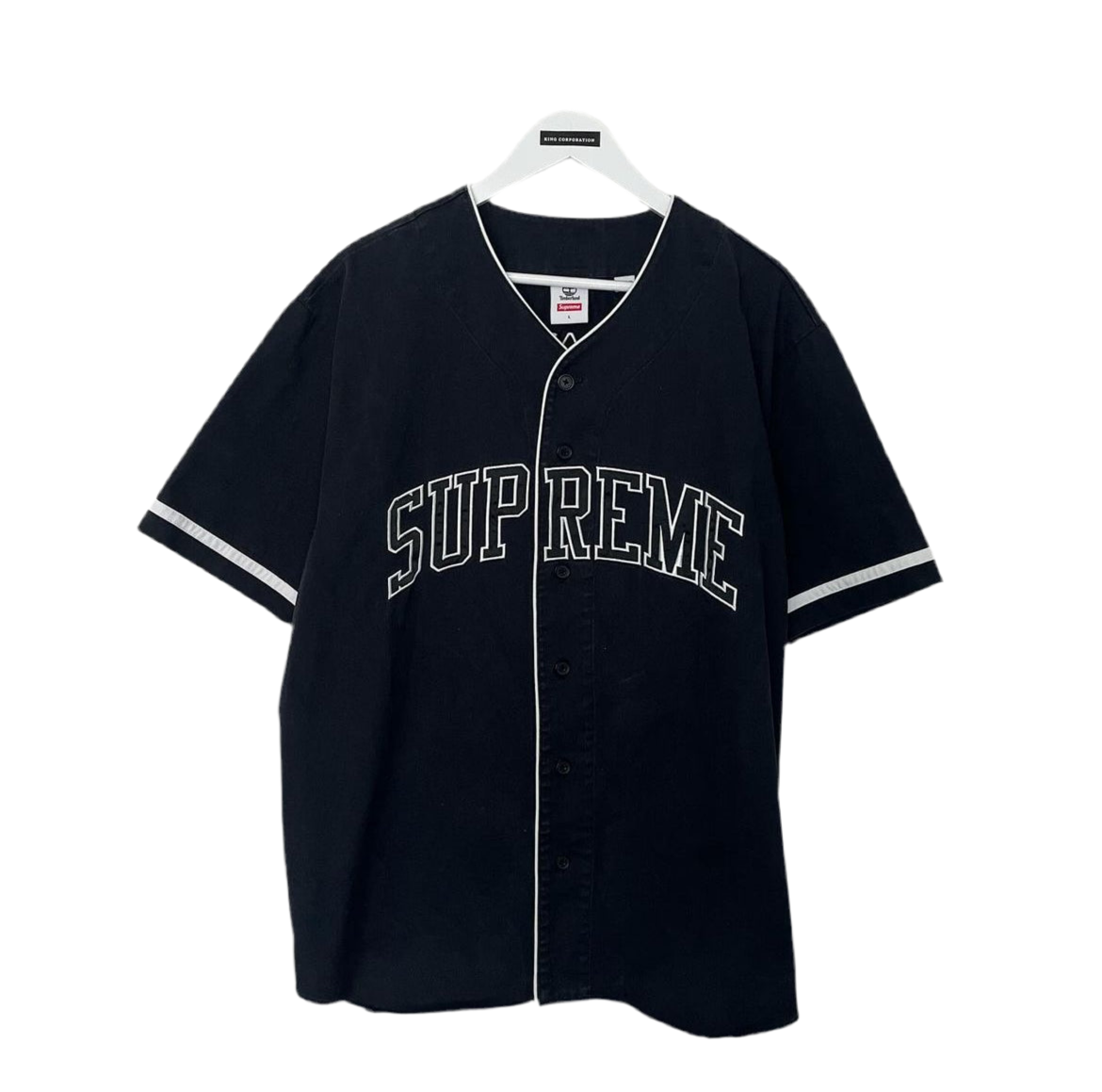 Supreme Timberland Baseball Jersey 'Black' [Used]