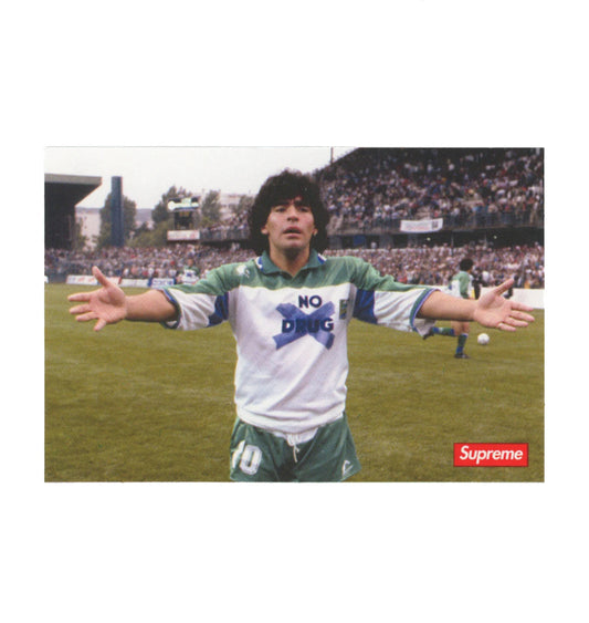 Supreme Maradona Sticker