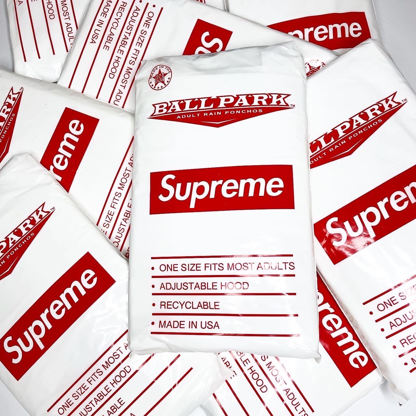 Supreme Ballpark Rain Poncho
