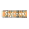 Supreme Burberry Box Logo Sticker