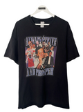 Schwarzes T-Shirt mit Always Strive and Prosper Print 