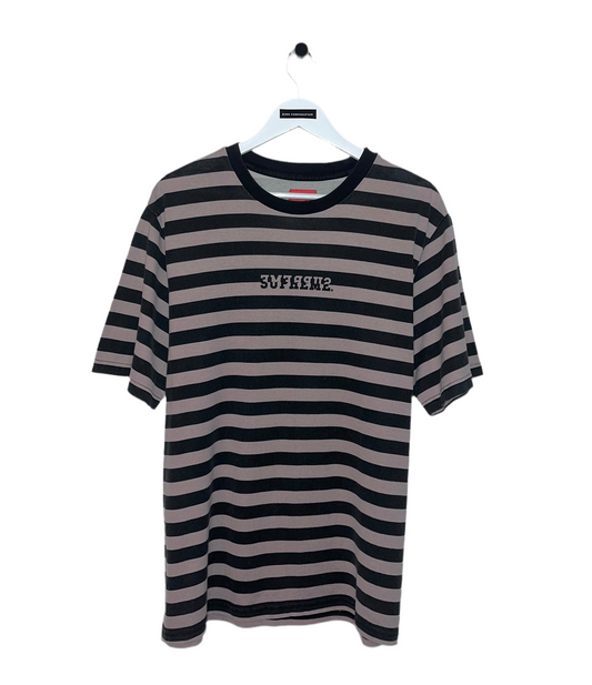 Supreme Reverse Stripe S/S Top 'Black' SS22 [Gebraucht]