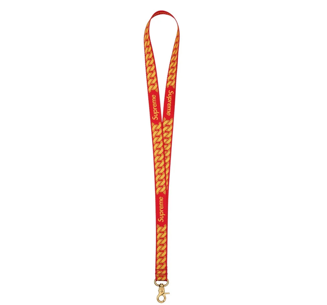 Supreme Cuban Links Lanyard 'Red'