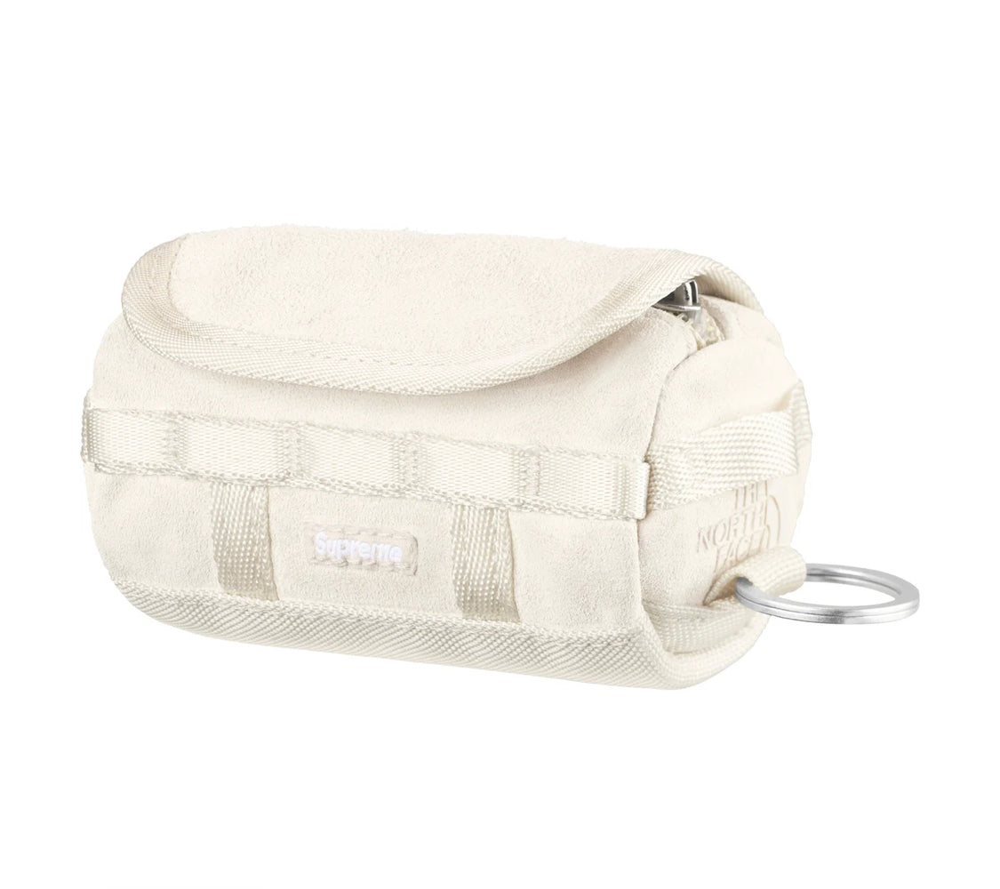 Supreme The North Face Suede Base Camp Duffle Keychain 'White'