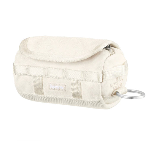 Supreme The North Face Suede Base Camp Duffle Keychain 'White'
