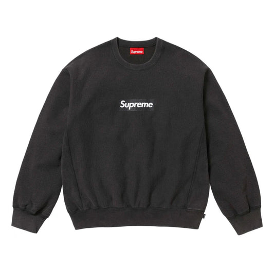 Supreme Washed Box Logo Crewneck