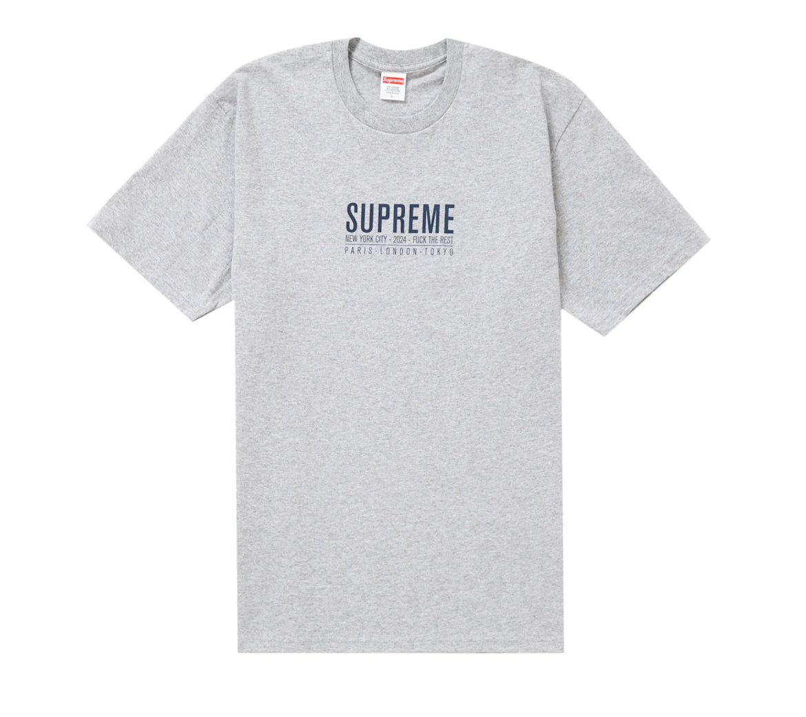 Supreme Paris Tee 'Heather Grey'