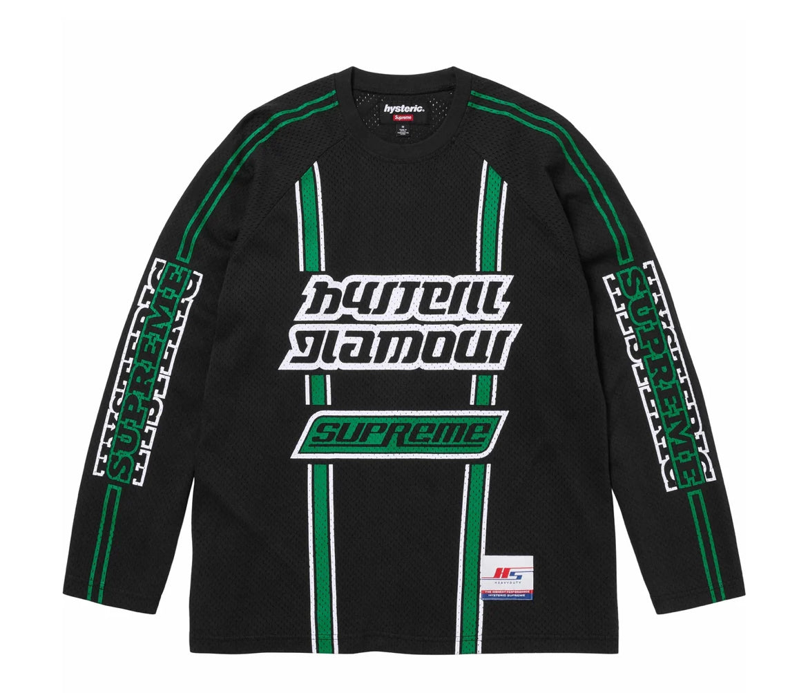 Supreme®/HYSTERIC GLAMOUR Mesh L/S Top Black