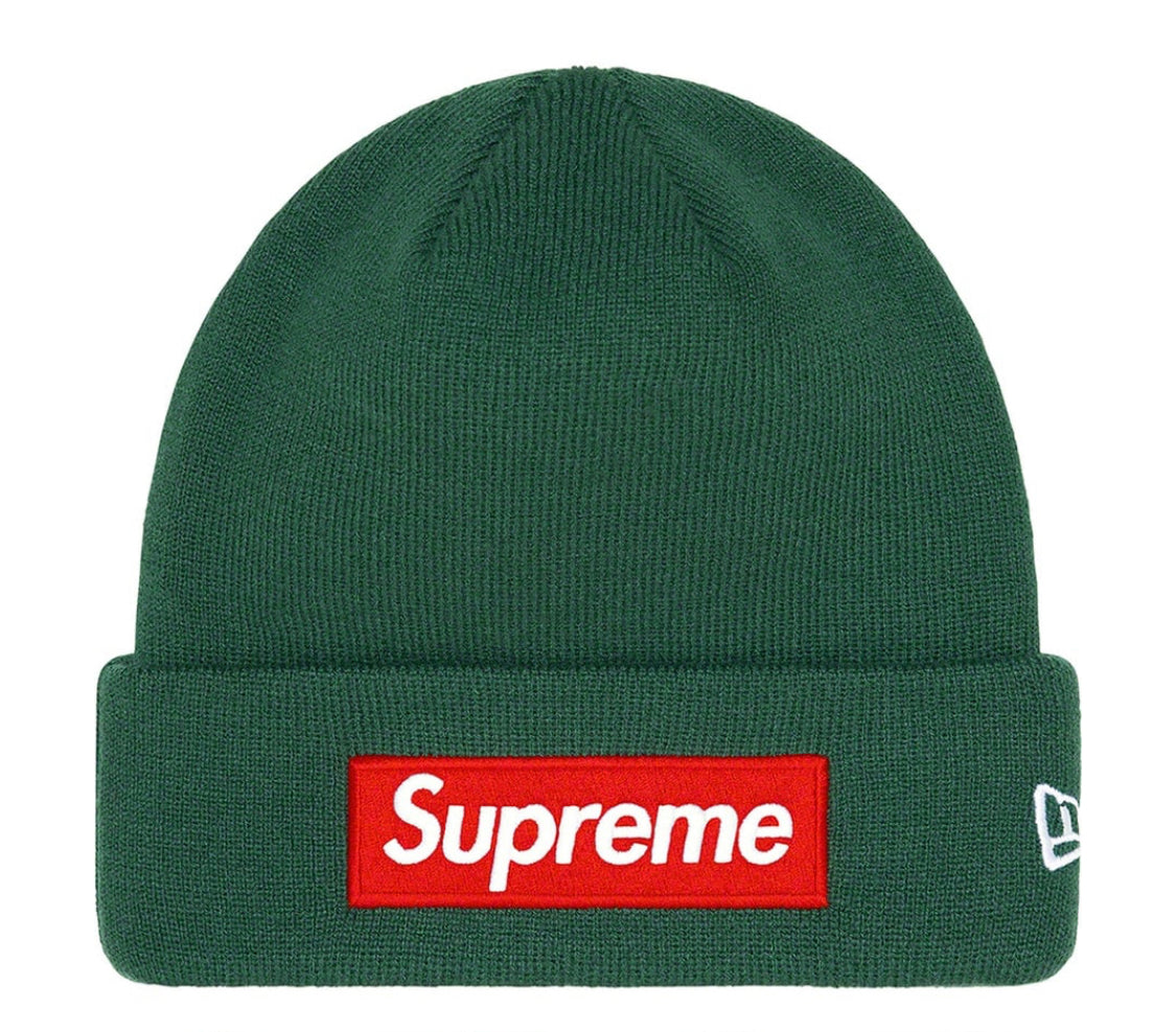 Supreme Box Logo Beanie 'Dark Pine'