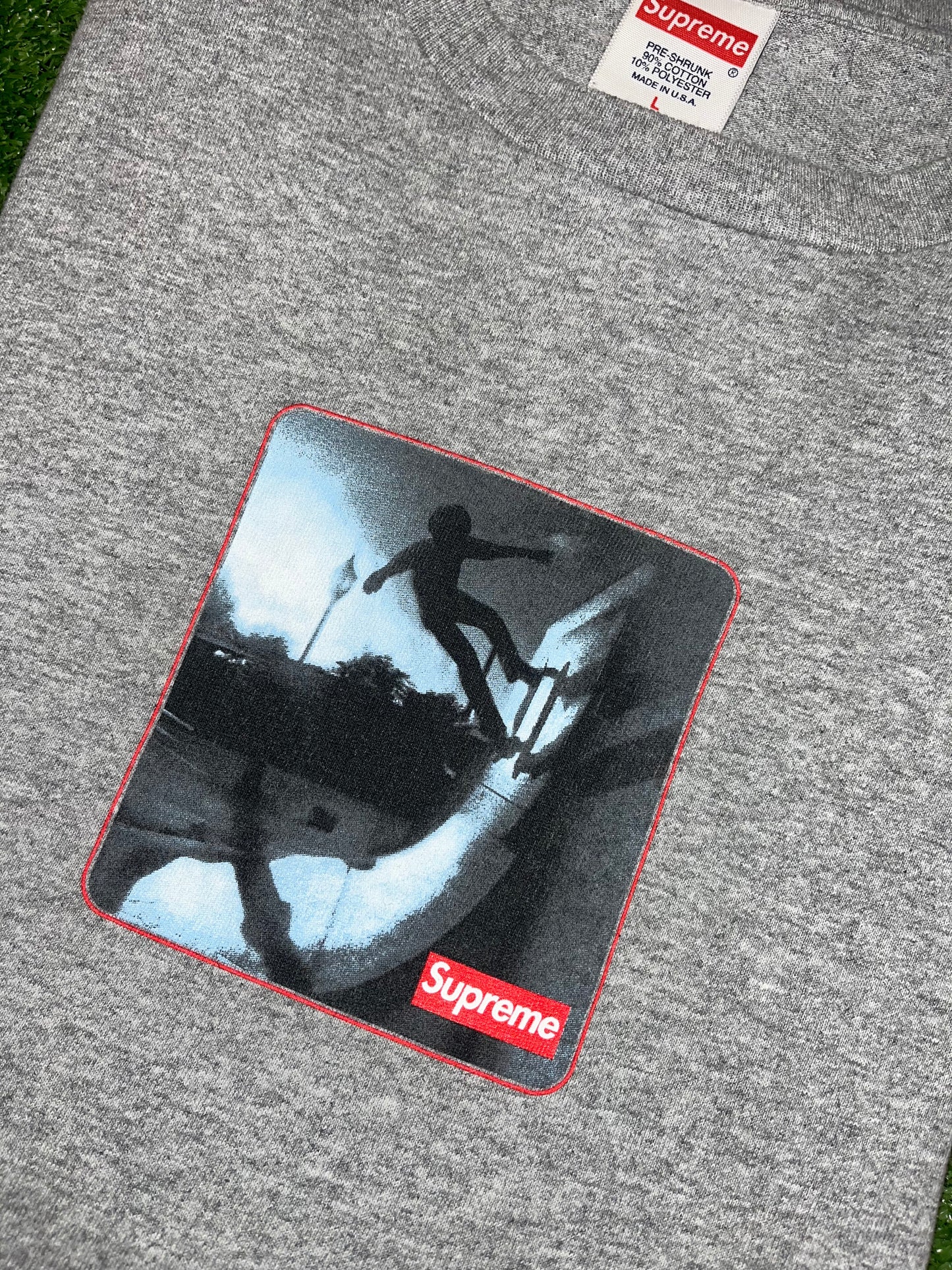 Supreme Shadow Tee 'Heather Grey' FW21 [Gebraucht]