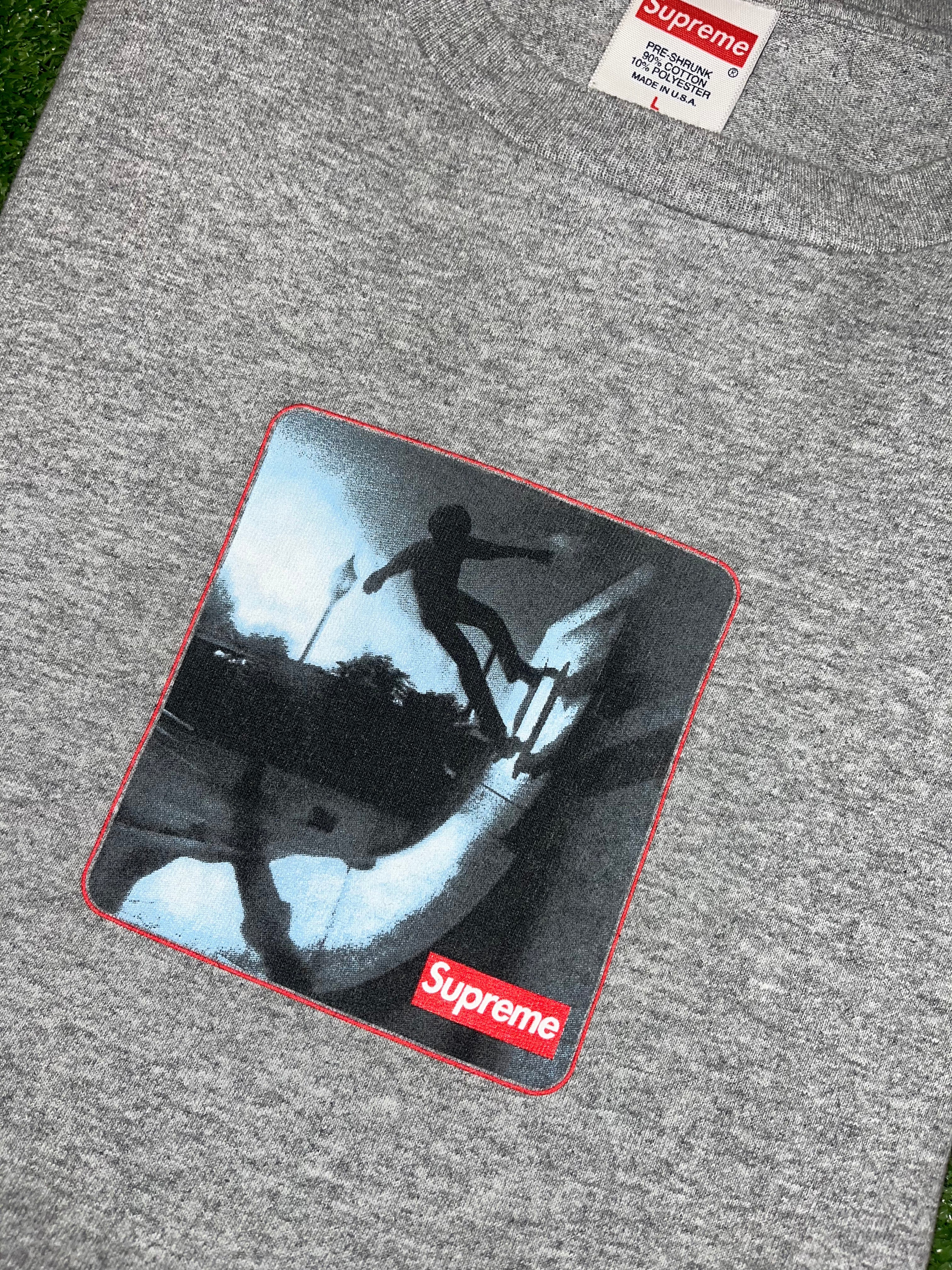 Supreme Shadow Tee 'Heather Grey' FW21 [Used]