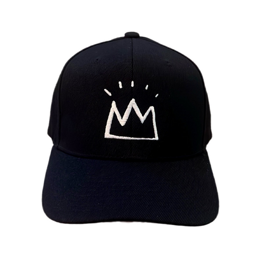 Schwarze King Corporation Snapback mit King Corporation Crown Logo