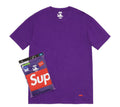 Supreme Hanes Tagless Tee Purple