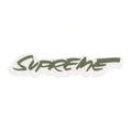 Supreme Futura Logo Sticker in Gruen aus der Spring Summer 2024 Kollektion
