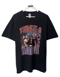 Schwarzes T-Shirt mit Three 6 Mafia Print