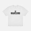 Heartcore Streetwear-Kollektion T-Shirt in weiß von King Corporation mit Dews Pegahorn