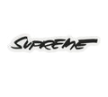 Supreme Futura Logo Sticker in Schwaz aus der Spring Summer 2024 Kollektion