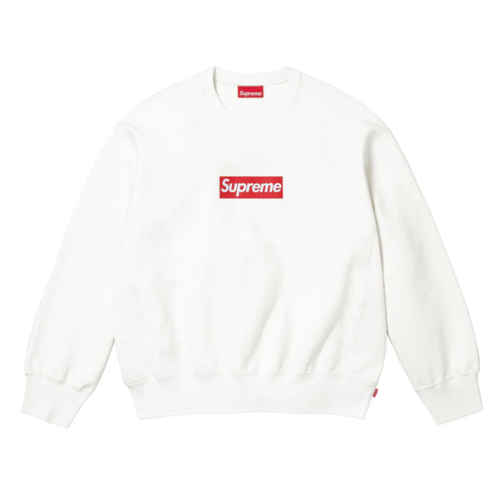 Supreme Washed Box Logo Crewneck SS25 Spring/Summer 2025
